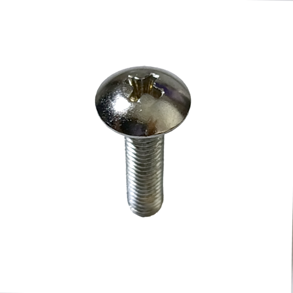 Tornillo lenteja cabeza pequeña cromado