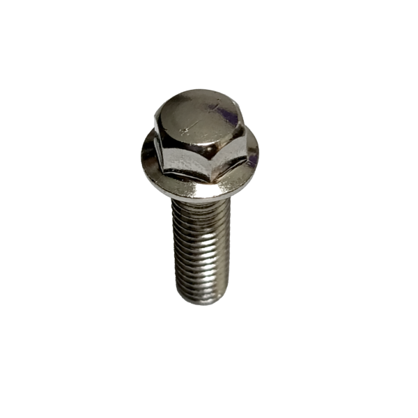 Tornillo Hexagonal flange EP. Llave 8 de 6mm cromado
