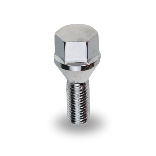 Perno Hexa. Llave 19 Cono 38mm Rosca 24 M12 P.1.5 Cromado